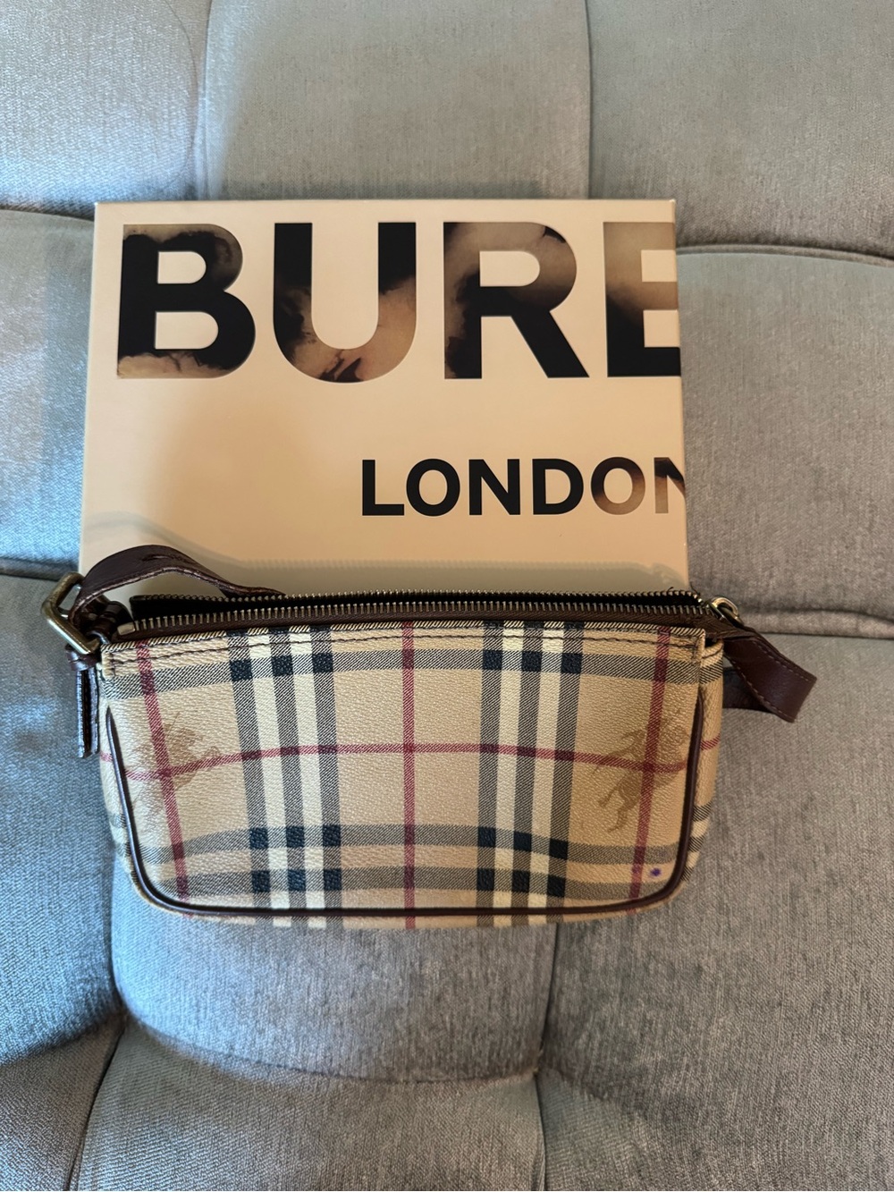 Vintage Burberry nova check mini pochette - Picture 8 of 9